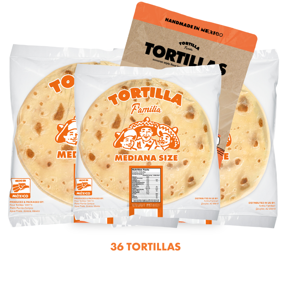 Tortilla Familia 11" Flour Tortillas | Delivered Fresh To Your Door
