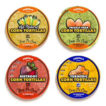 Corn 4 Pack: OG Corn, Prickly Pear, Beetroot, Turmeric