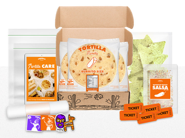 3 Dozen Flour Tortillas + FREE Starter Kit
