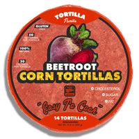 Beetroot Corn Tortillas
